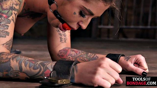 Naughty horny slut gets pussy fingered