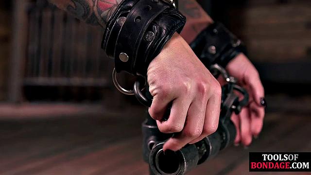 Naughty horny slut gets pussy fingered