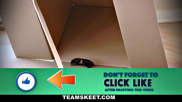 Tiny Babe Gets Trapped