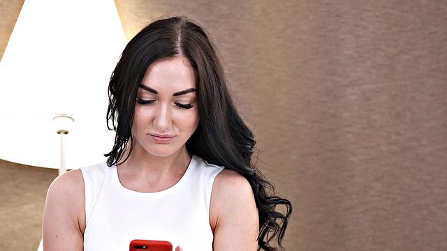 Lady in white dances on man