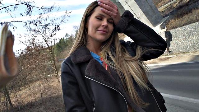 Real amateur pulled and pounded