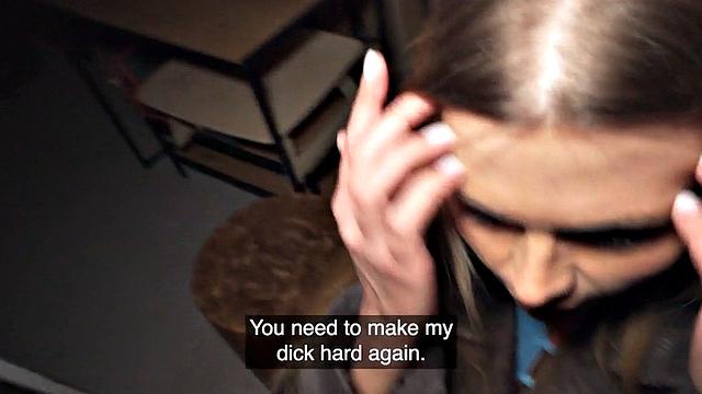 Real amateur pulled and pounded