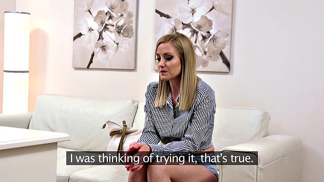 Shy Model Enjoys Her Pussy Licked