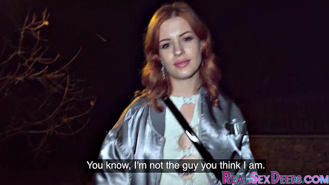 POV Fooled red babe gets cuntpounded