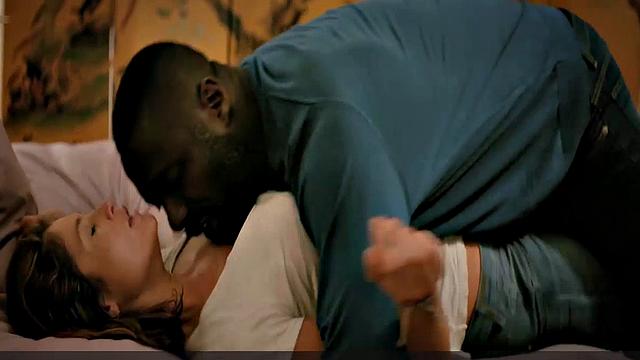 Watch Gemma Arterton strip down to her bra and panties in the bedroom
