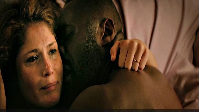 Watch Gemma Arterton strip down to her bra and panties in the bedroom