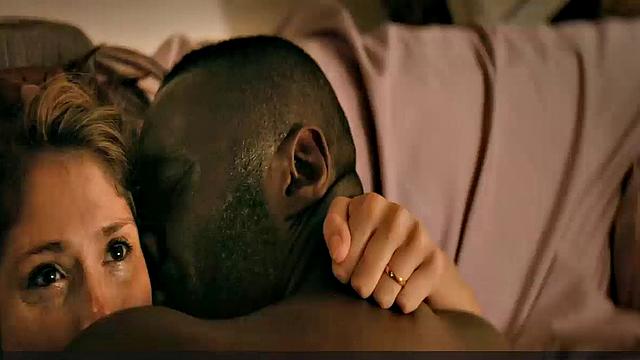 Watch Gemma Arterton strip down to her bra and panties in the bedroom