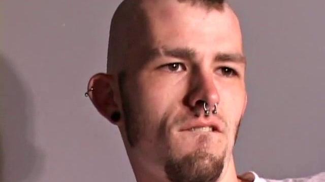 As soon as Nick Stevens gets undressed, he grabs some lube and starts to work on his swelling cock. It doesn't take too much stroking before Nick coaxes out a huge messy cum load.