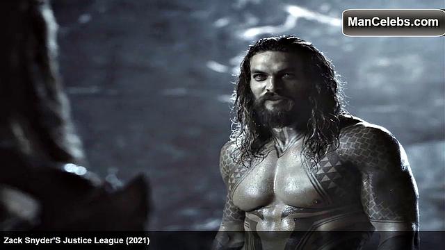 Jason Momoa exposes his ripped abs and smooth muscular chest