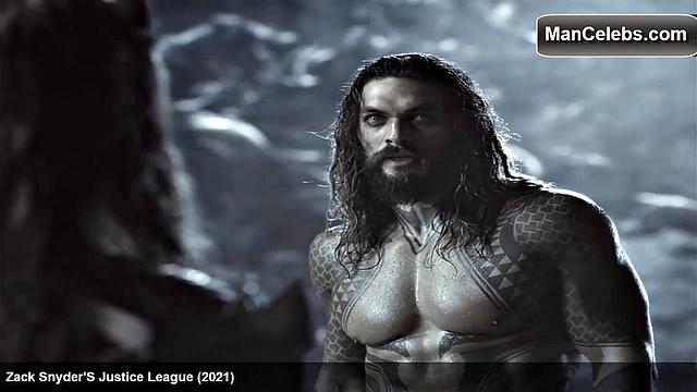 Jason Momoa exposes his ripped abs and smooth muscular chest