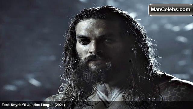 Jason Momoa exposes his ripped abs and smooth muscular chest