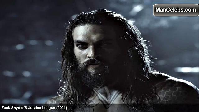 Jason Momoa exposes his ripped abs and smooth muscular chest