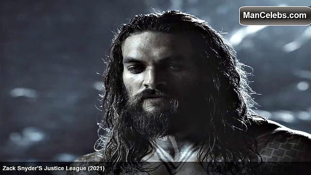 Jason Momoa exposes his ripped abs and smooth muscular chest