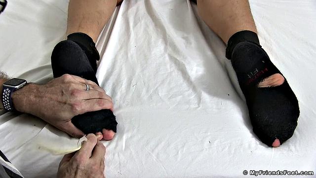 JB Gets Tickled Feet-Up - JB