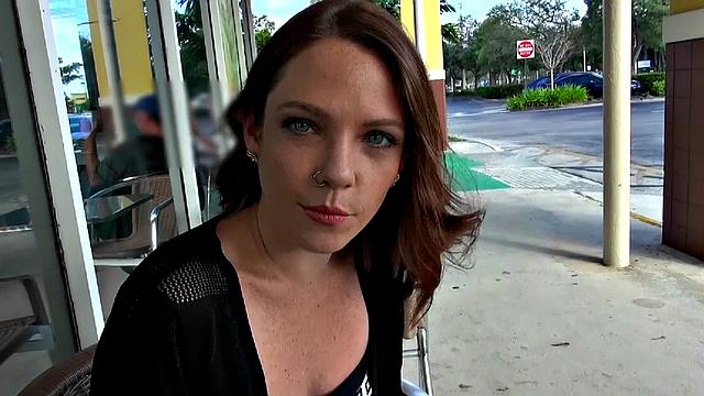 Redhead slut gets her tight pussy and ass stretched in a hot, one-on-one cowgirl session