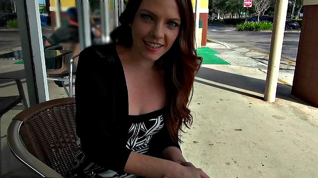 Redhead slut gets her tight pussy and ass stretched in a hot, one-on-one cowgirl session