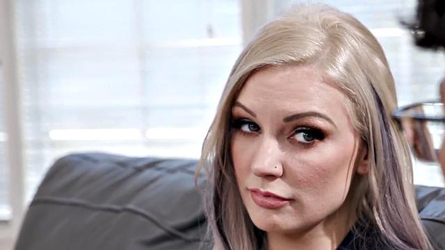 Big-titted babe doggystyled by her BF