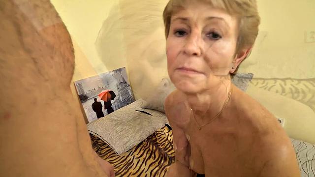 MATURE4K. Man is here to please mature woman nailing hungry pussy