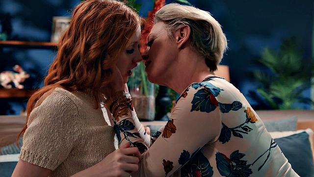 GIRLSWAY - Femdom MILF Dee Williams Has Naughty Sex With Petite Redhead Scarlet Skies