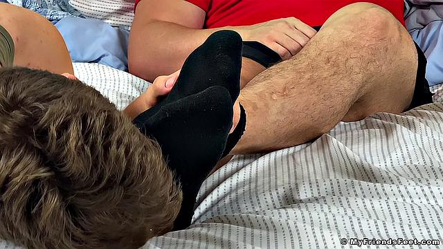 Adam Loves Worshipping Axel's Feet - Axel