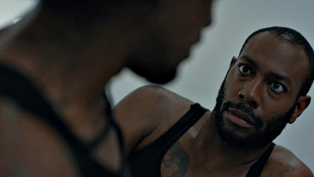 Gay tattooed couple enjoy passionate anal on the bed