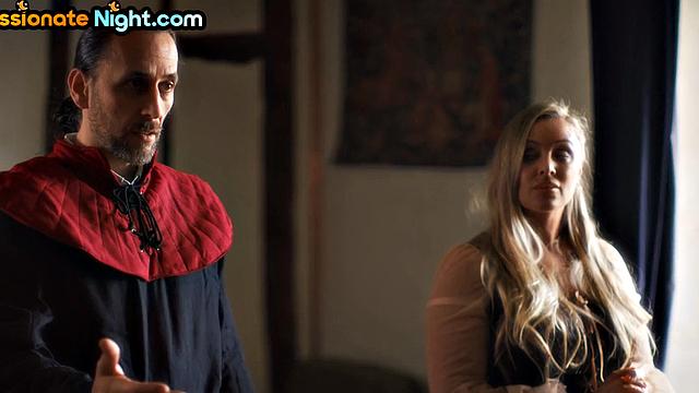 Cosplay fantasy babe doggystyled and spanked