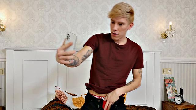 Roman Capellini takes a thick cock and moans with pleasure