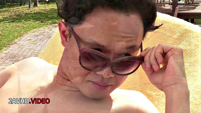 Passionate Asian Riho Mikami Gets Hard Fucked Outdoors