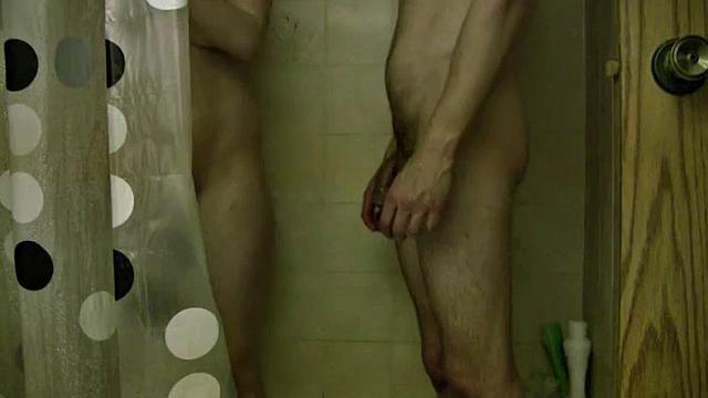 Busty shower teen teases the camera