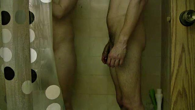 Busty shower teen teases the camera