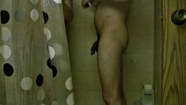 Busty shower teen teases the camera