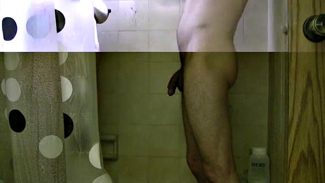 Busty shower teen teases the camera