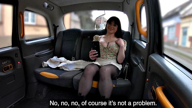 Tattooed cab slut smashed in hardcore POV doggystyle