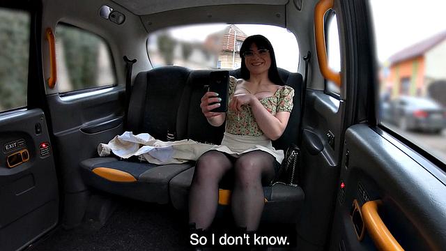 Tattooed cab slut smashed in hardcore POV doggystyle