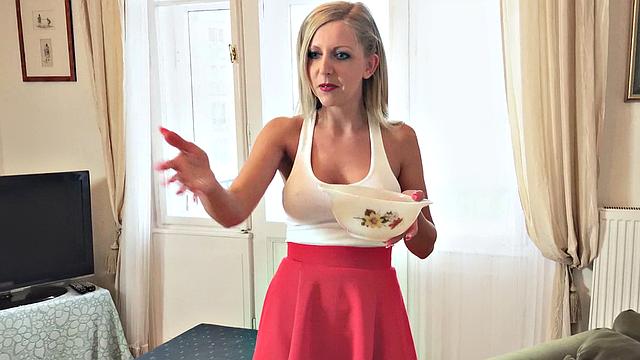 Euro Blonde Fucked Doggystyle