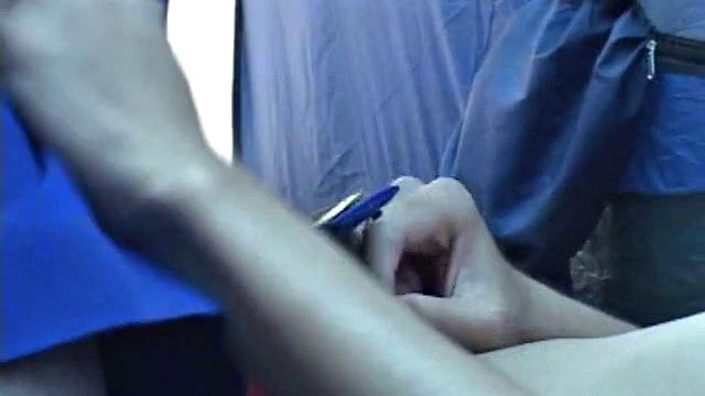 Camping Asian twink rims and fucks amateur ass after bj