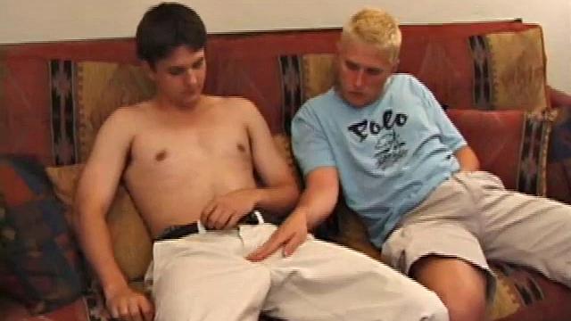 Jamie and Dylan watch straight porn and get intimate