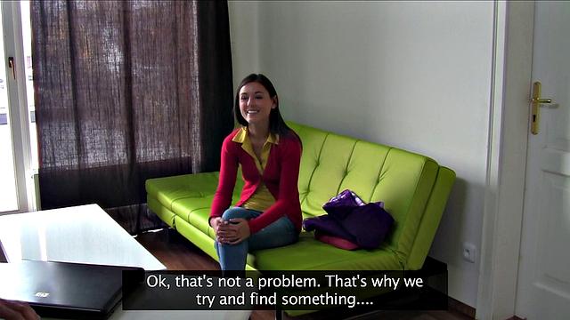 Natural Beauty Smiles As She Gets Her Pussy Stuffed