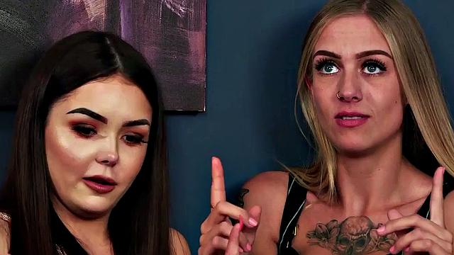 Amateur CFNM voyeur babes tease guy till cumshot