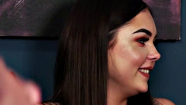 Amateur CFNM voyeur babes tease guy till cumshot