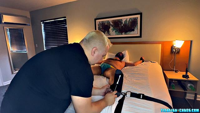 TKLFest '24: Jorge Gets Tickled &amp;amp; Cums Through His Cage in Vegas - Jorge &amp;amp; Matt