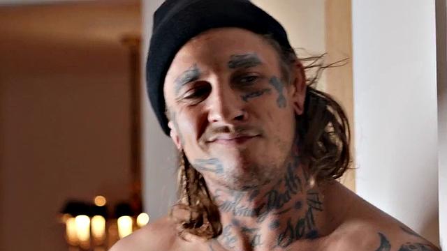 Inked dominant jock fucks 21yo gamer asshole after toying