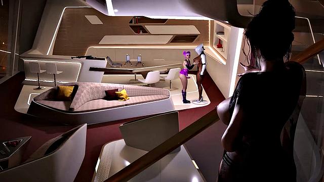 Futa3dX - Pink Haired Big Dicked Futa Fucks Realistic SEX BOT