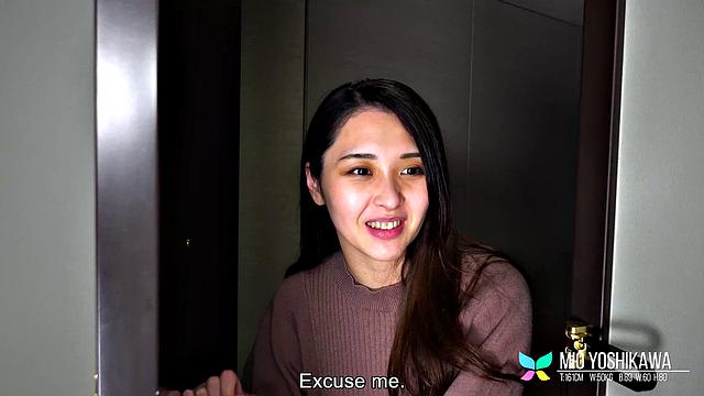 Mio Yoshikawa returns for a hard fuck as she's short on cash