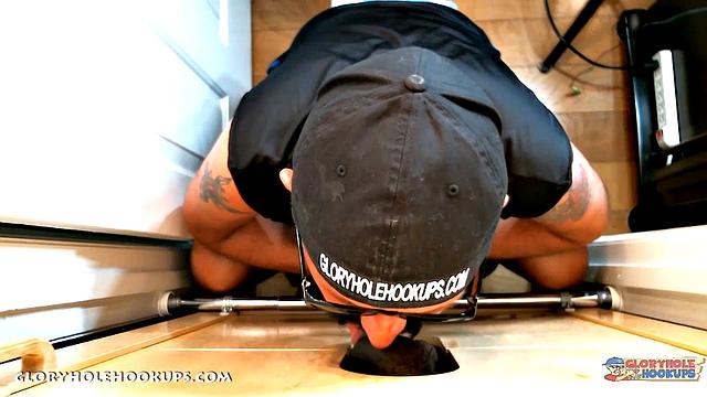 First Timer Sucked At The Gloryhole