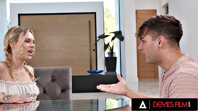 DEVILS FILM - Kai Jaxon Fucks Stepcousin In Steamy Doggystyle Romp