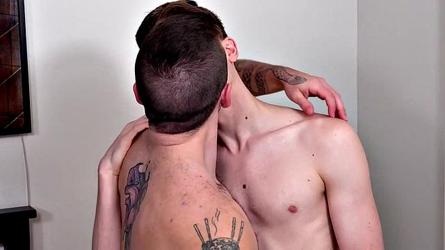 Hairy pierced pussy gay gets banged after cocksucking