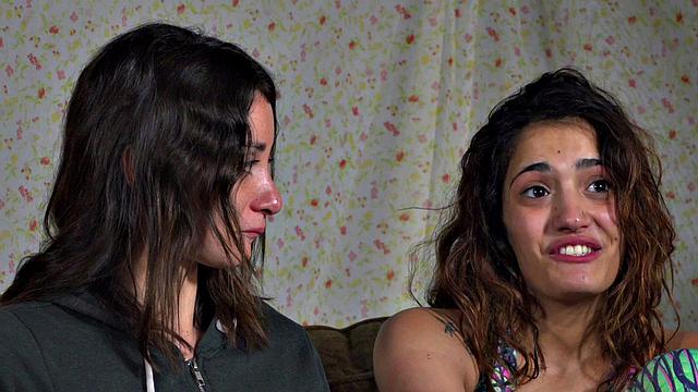 Public deepthroating and anal orgy for Latinas