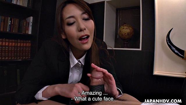 Boss Lady Akari Asayiri Gets a Creampie From Clumsy Intern