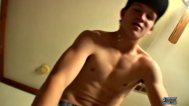 Fit Str8 Boy Lex Blasts His Balls - Lex